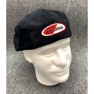Vintage Georgia Bulldogs Hat Medium Flat Cap Newsboy Scally Embroidered Lined